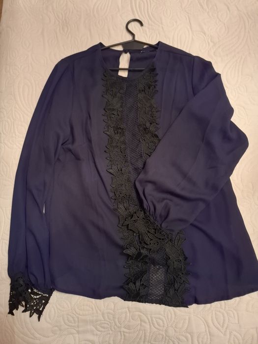 Bluzka elegancka czarna mohito 38