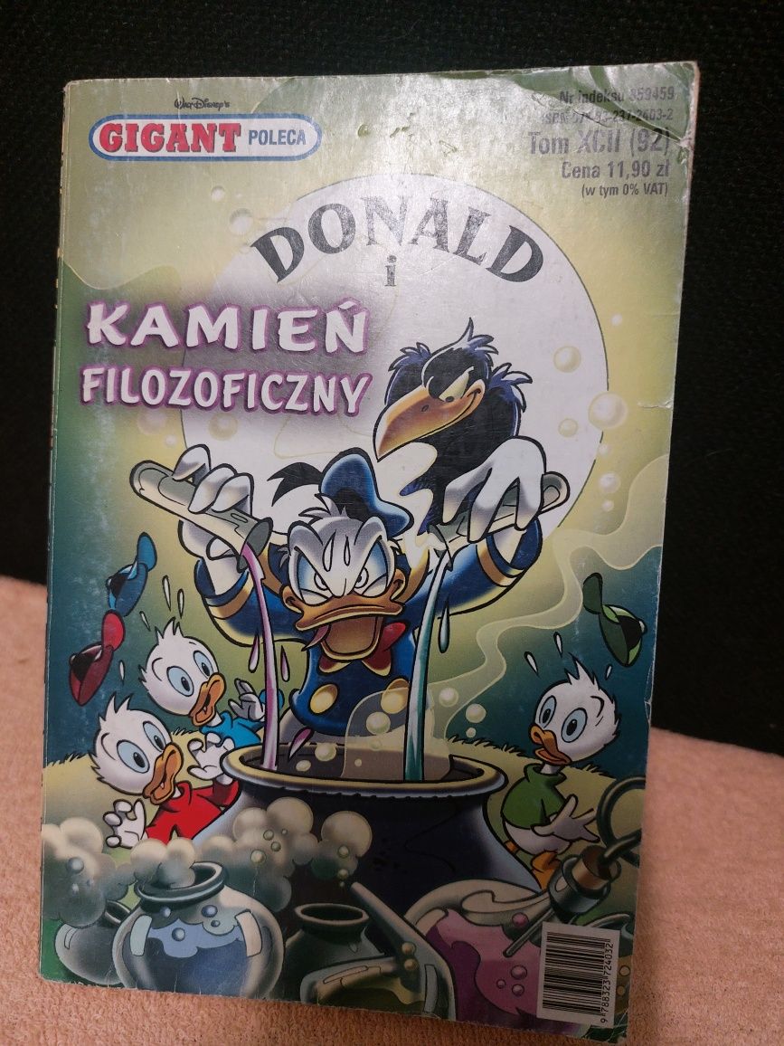 2 komiksy z Kaczorem Donaldem Gigant Poleca