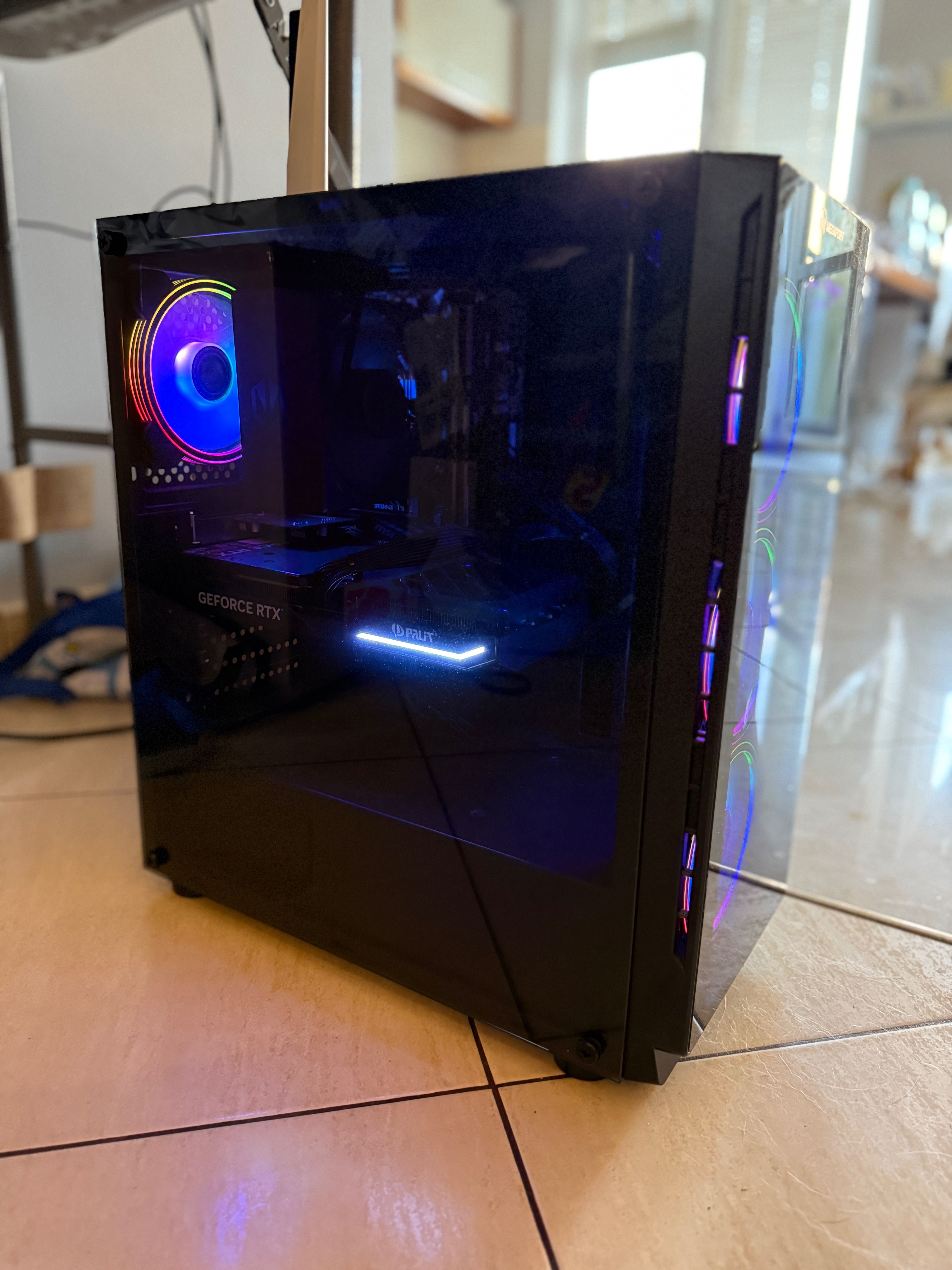 Komputer RTX 4070 RYZEN 7 gamingowy 32RAM pc do gier WIN 11 gwarancja