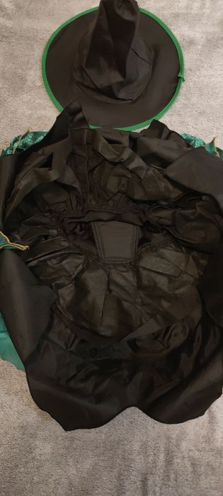Strój czarownicy, Halloween, karnawałrozmiar 110-116