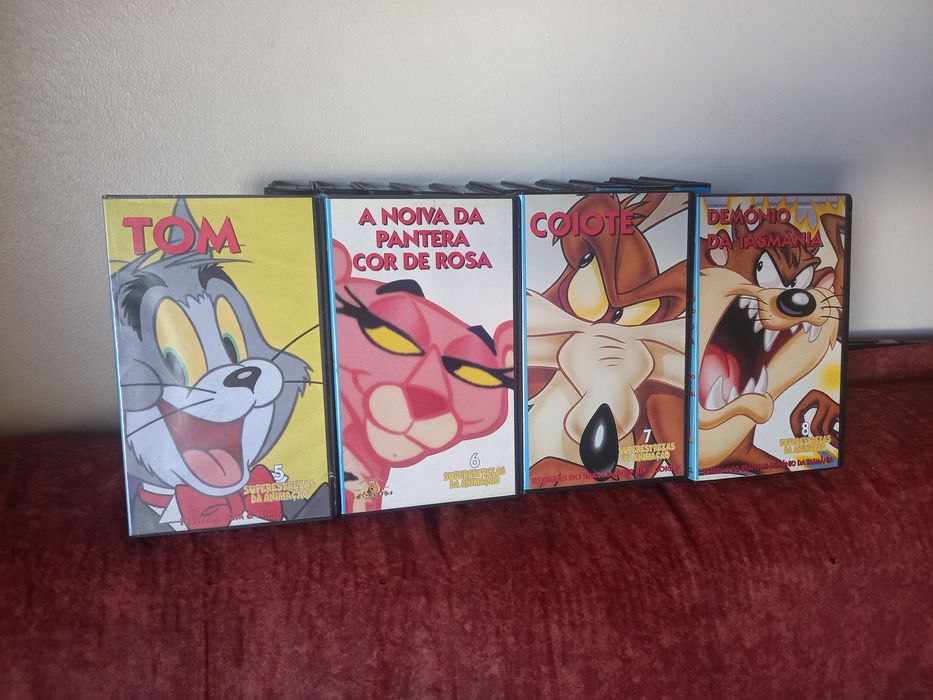 Cassetes de video vhs desenho animados antigos