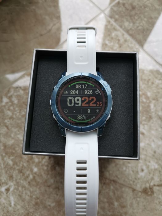 Garmin Fenix 7X Sapphire Solar Mineral Blue jak nowy