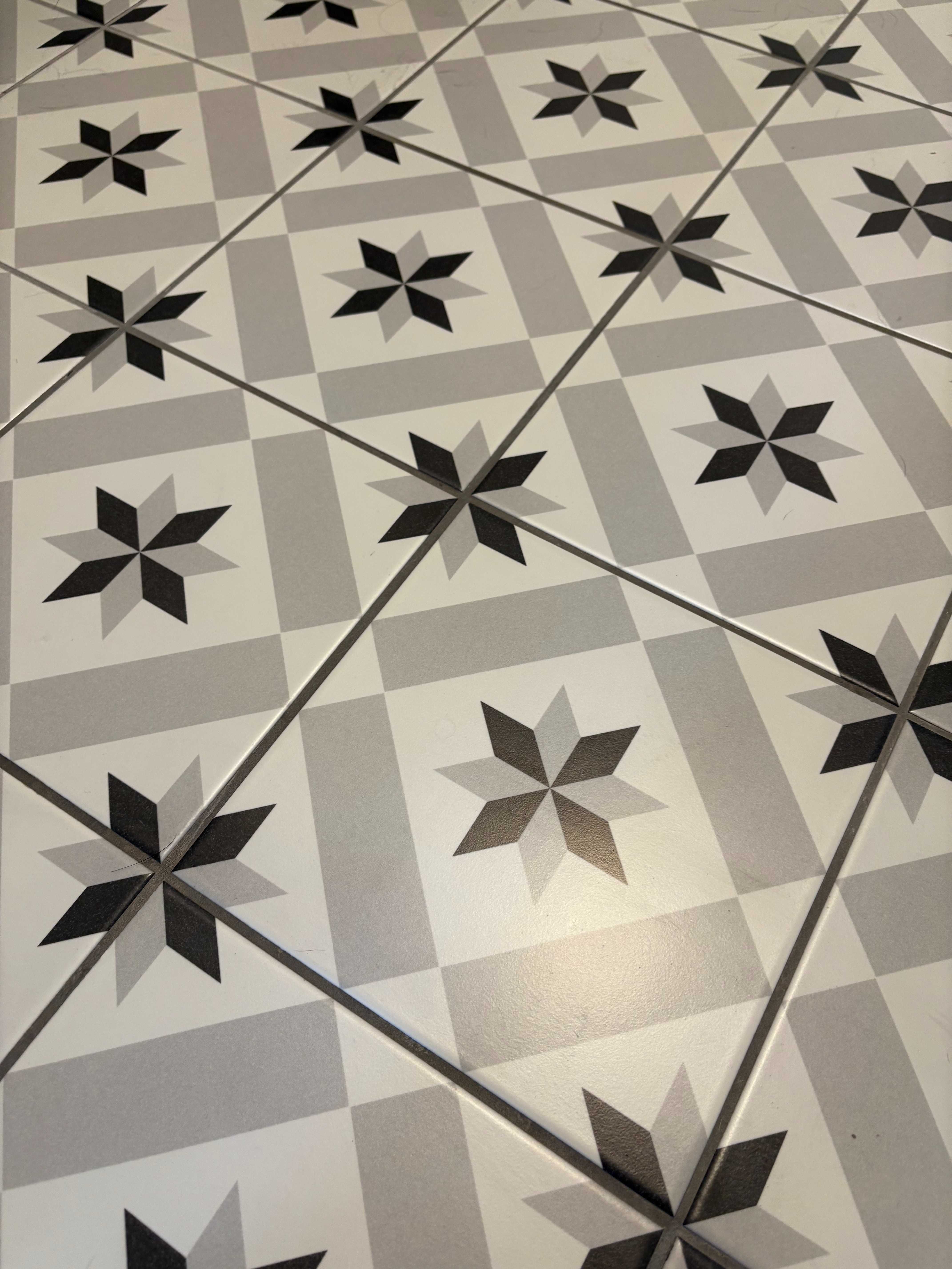 3m2 płytek podłogowych Vives Serie 1900 Calvet Gris 20x20 | 3 kartony