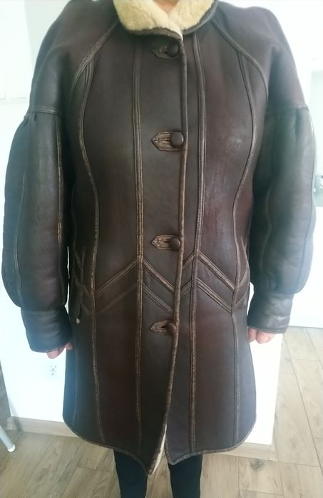 Kożuch skóra naturalna XXL 46