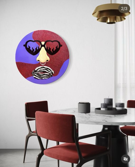 Nowoczesny okrągły obraz