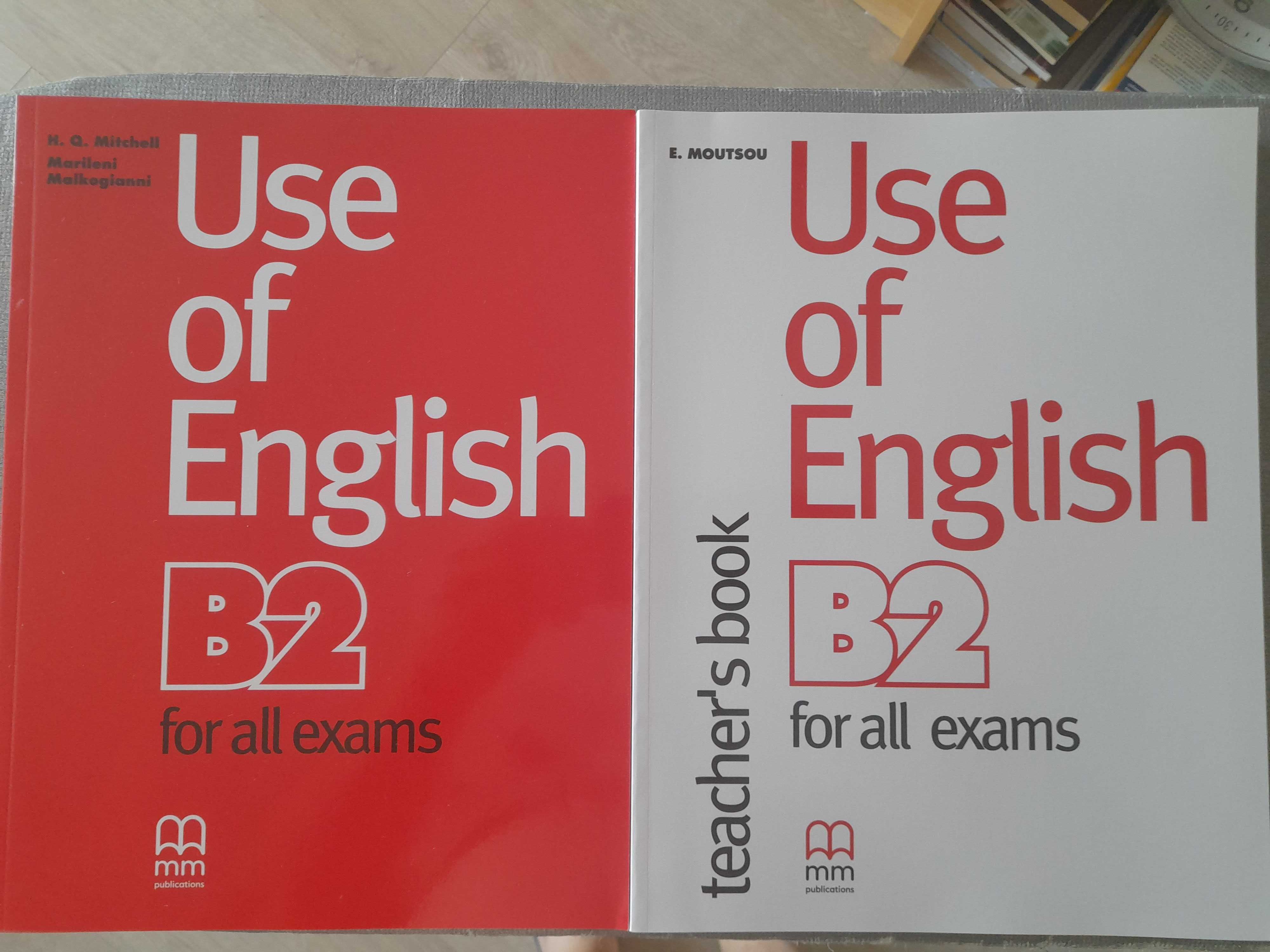 Use of English B2 for all exams