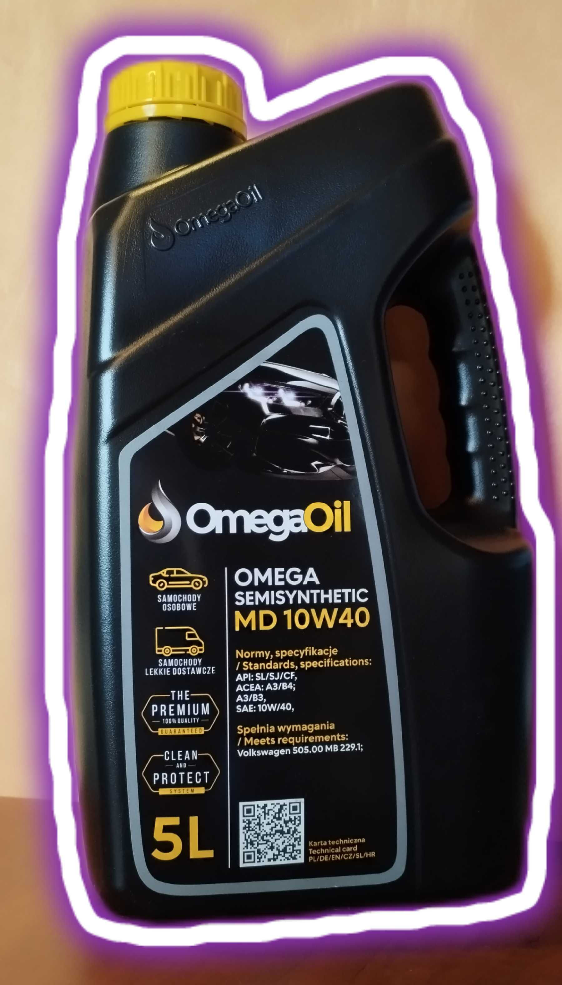 Olej Silnikowy Omega SEMISYNTHETIC MD 10W40 5L