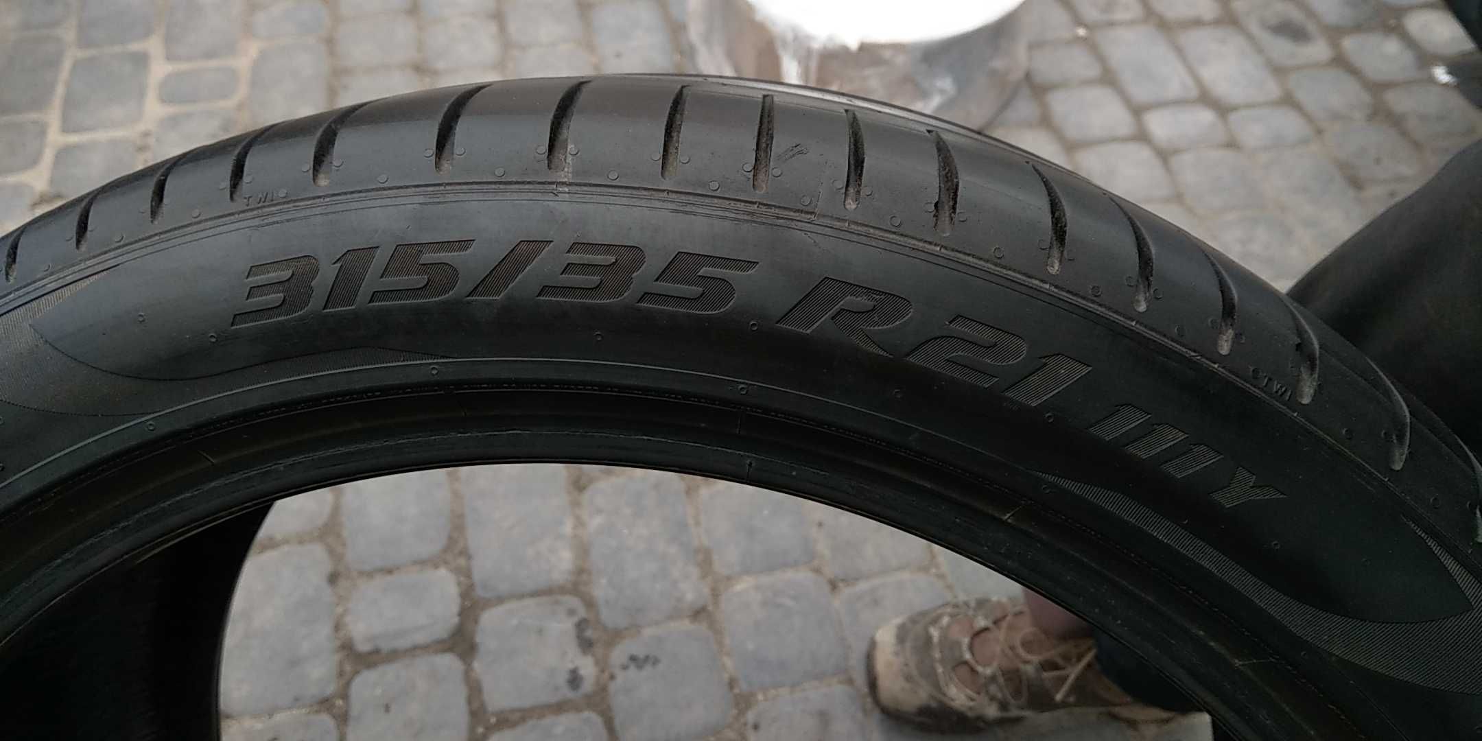 Шина літня 1шт 21р PIRELLI Pzero PZ4 315/35 R21 5-6mm колесо гума