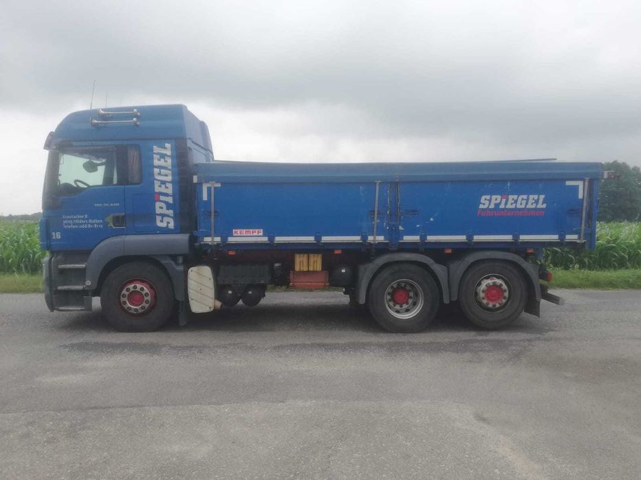 MAN TGS 26.440 wywrotka, zbożówka , kiper aluminiowy