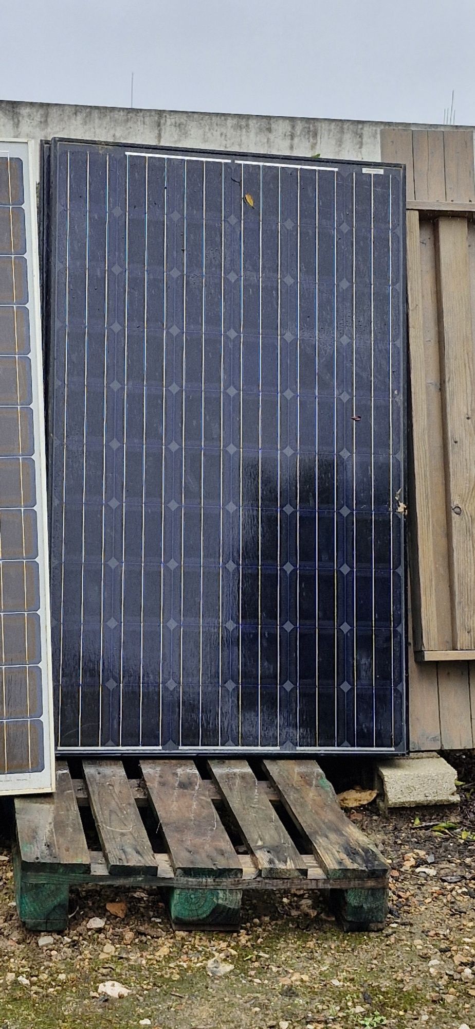 Placas de painéis solares.