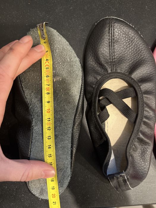 Baletki 3 szt. 19.5, 20 i 20.5 cm długości podeszwa