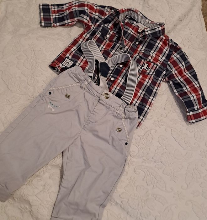 Calça + camisa 3-6 meses