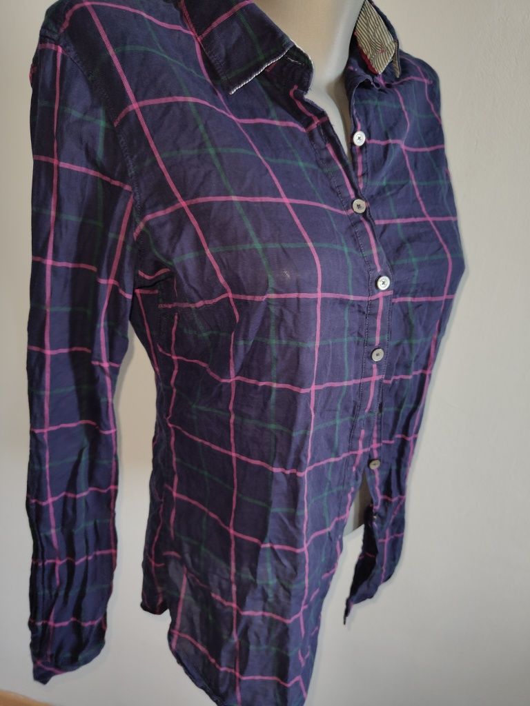 Markowa koszula damska Tommy Hilfiger r XS/S w kratkę elegancka