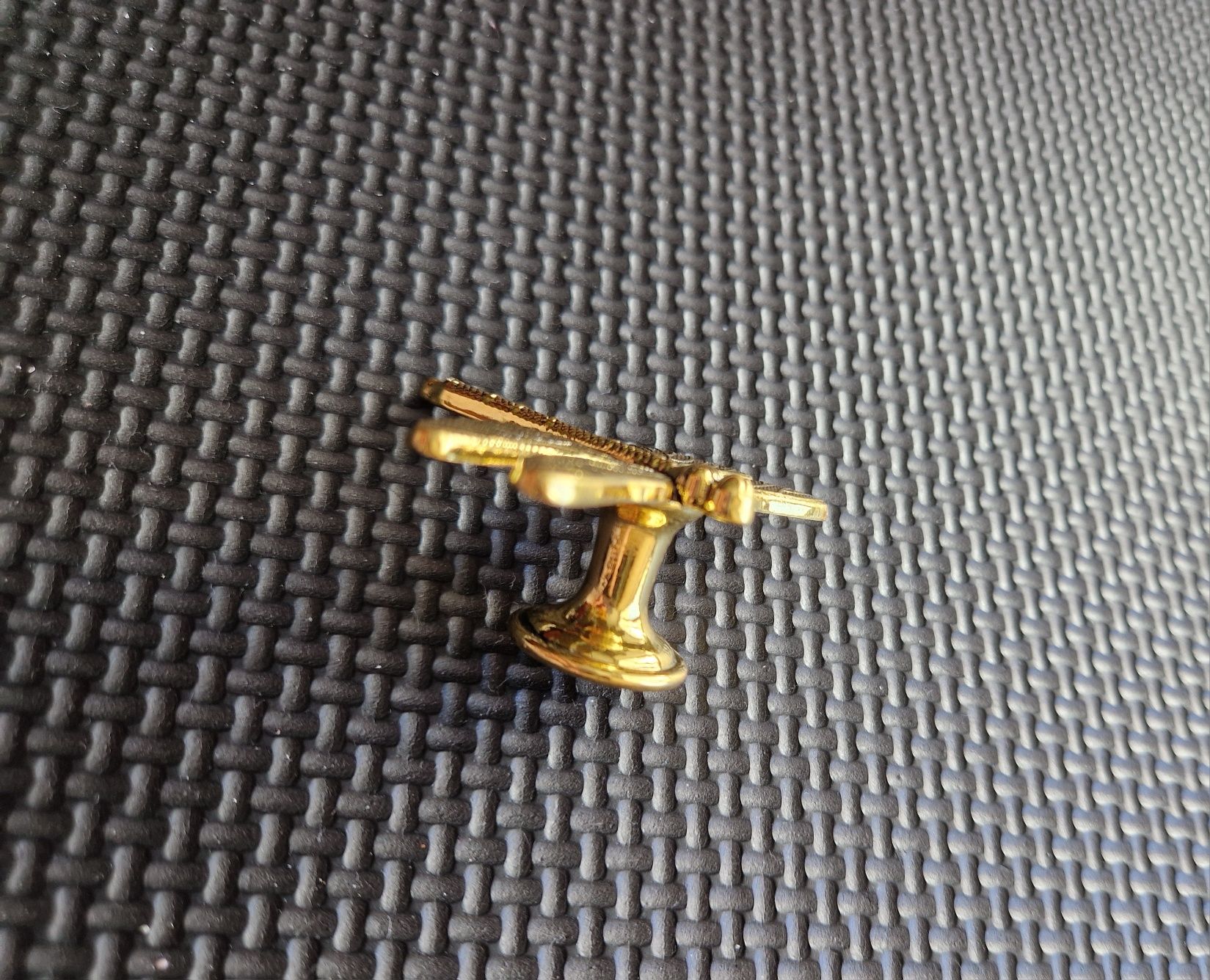 2x uchwyt ozdobny złoty starzony ważka do mebli komody szafy 60 x 47mm