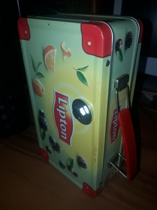 Сейф металевий Lipton маска під чай