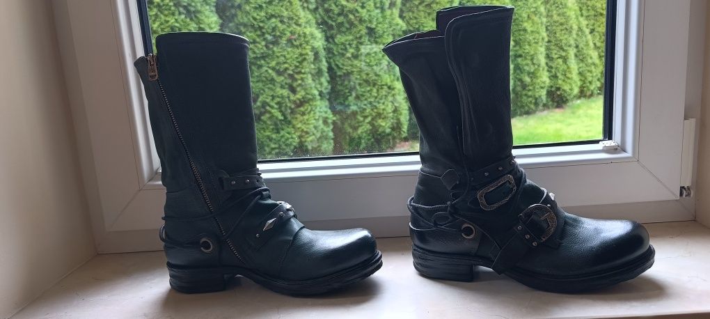 Kozaki skórzane Venezia 38 NOWE