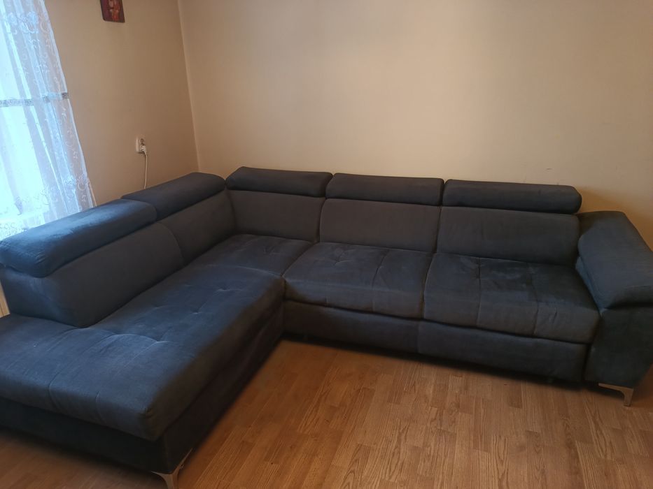 Kanapa rogowa z funkcją spania 190x250
