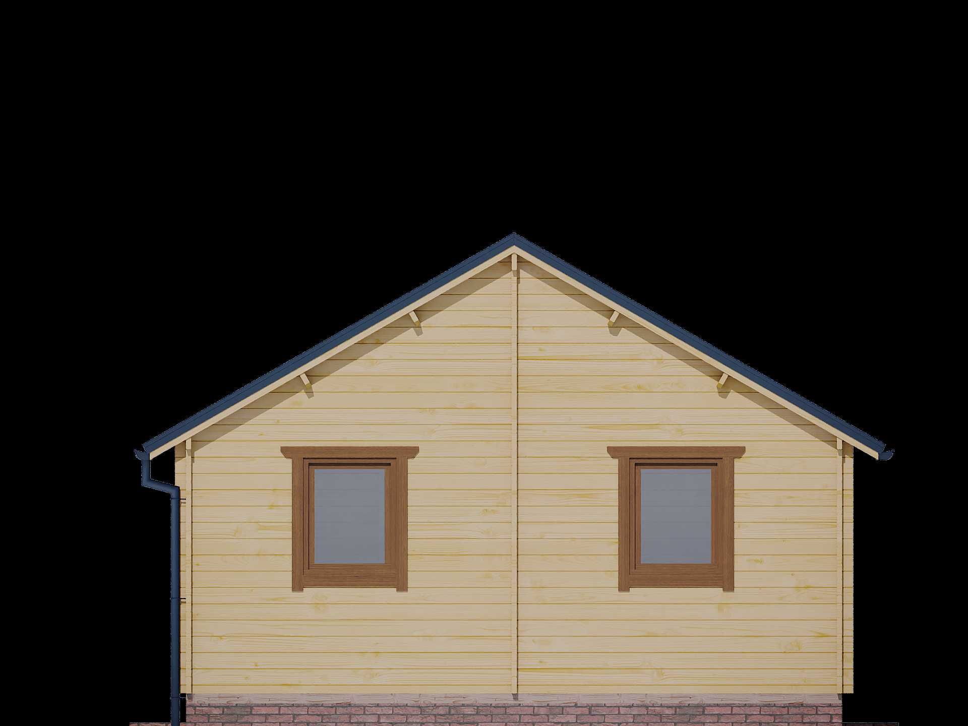 Drewniany domek letniskowy Julia 32 m2 - ROD, ośrodek wypoczynkowy
