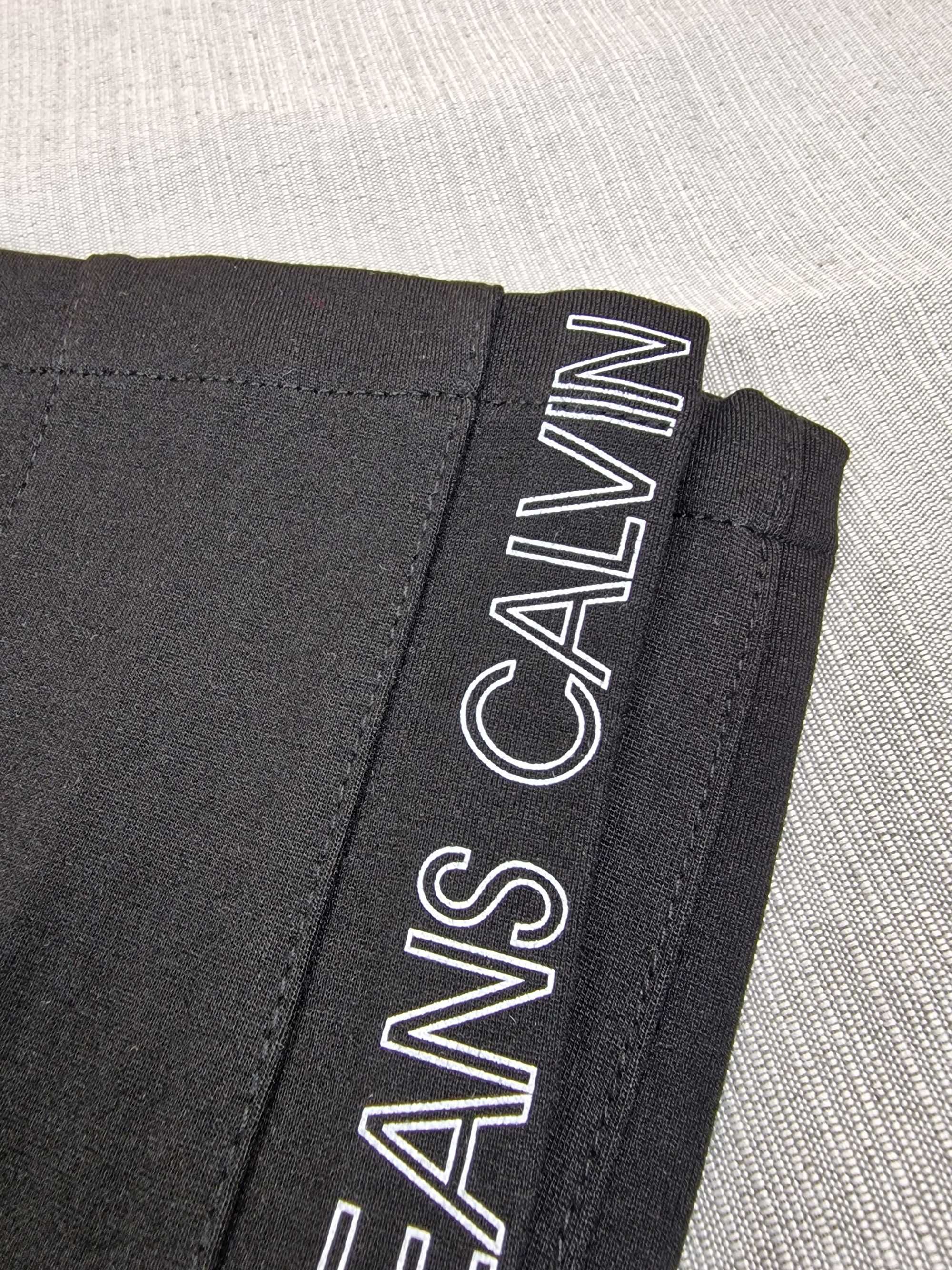 Legginsy damskie Calvin Klein czarne spodnie damskie hit