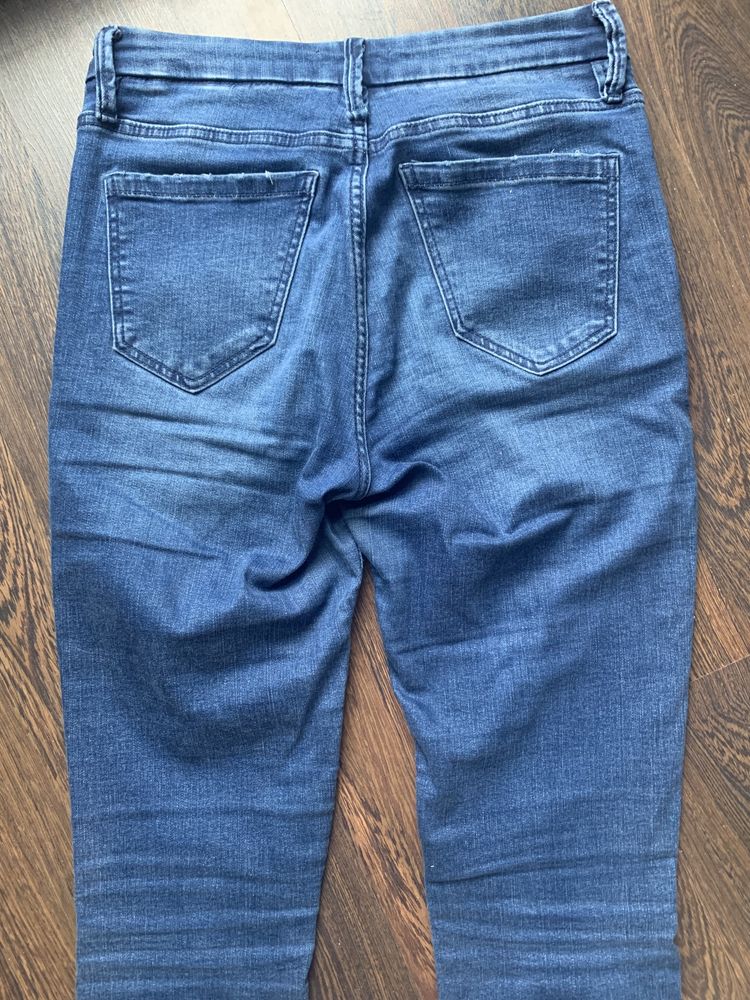 Spodnie damskie jeans SINSAY 36 granatowe