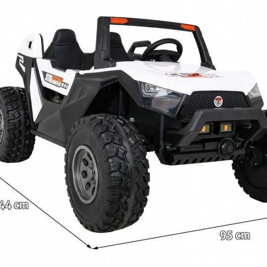Auto na akumulator BUGGY  SX1928 4x4 DLA 2 DZIECI, regulacja siedzenia
