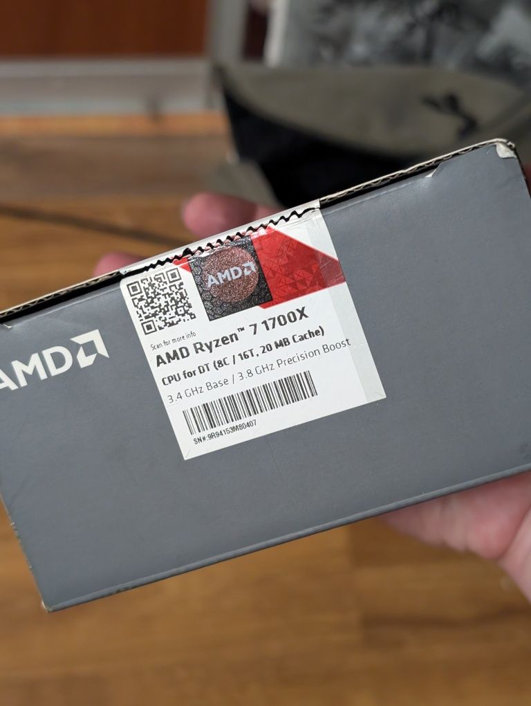 Процесор Ryzen 7 1700X | 8 Ядер | 3.4-3.8 GHz