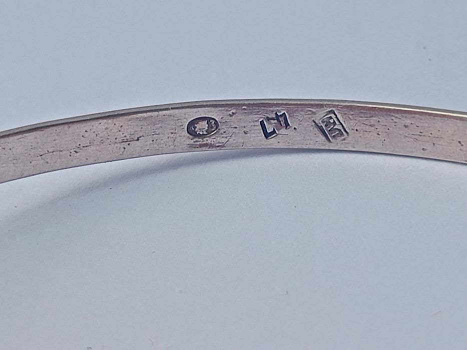 Bransoletka srebrna " Rytosztuka" okrągła SREBRO