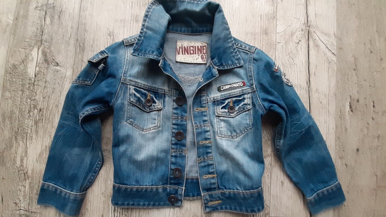 VINGINO Zalando Vintage przejściowa  kurtka jeans 122 oryginal. Dla m