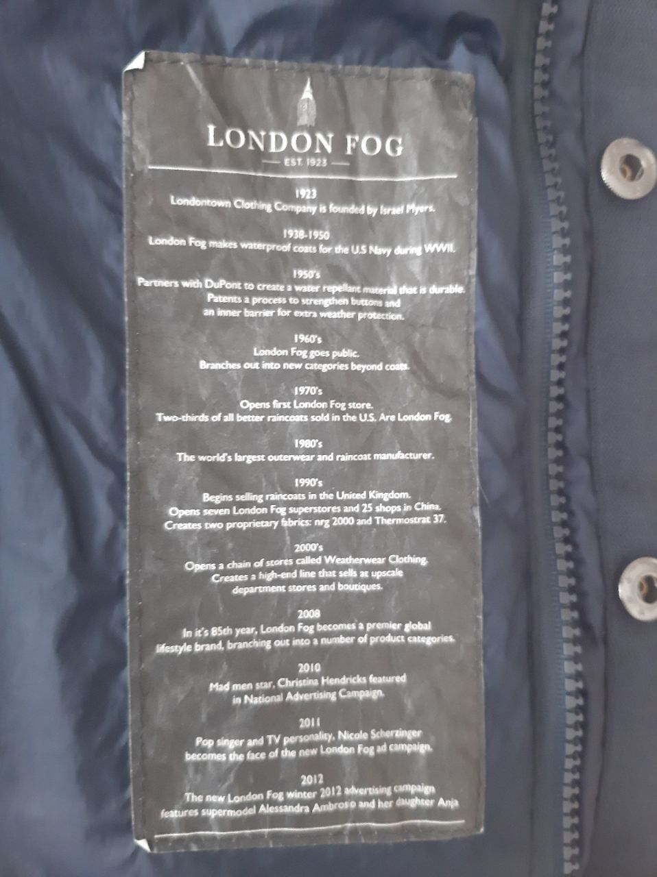 Куртка чоловіча London Fog