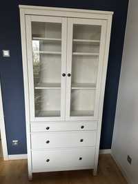 Ikea HEMNES witryna z 3 szufladami