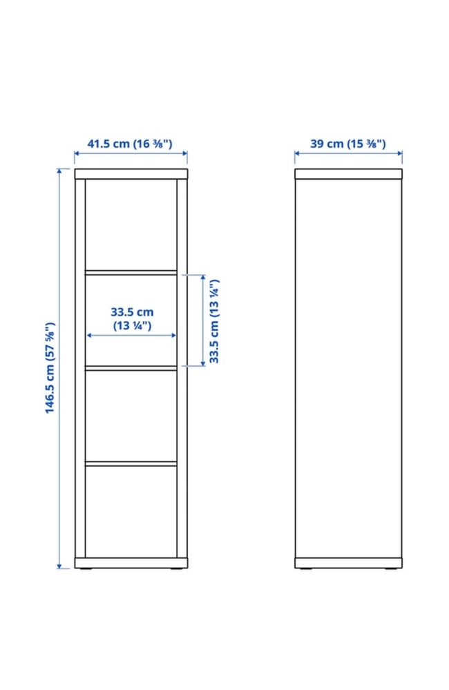 Kallax ikea biale