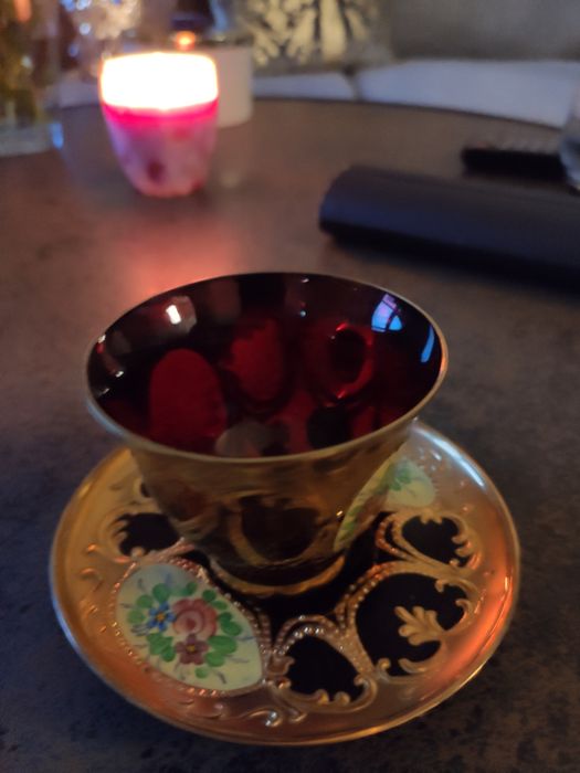 Sprzedam filiżankę Bohemia Karlsbad-Moser