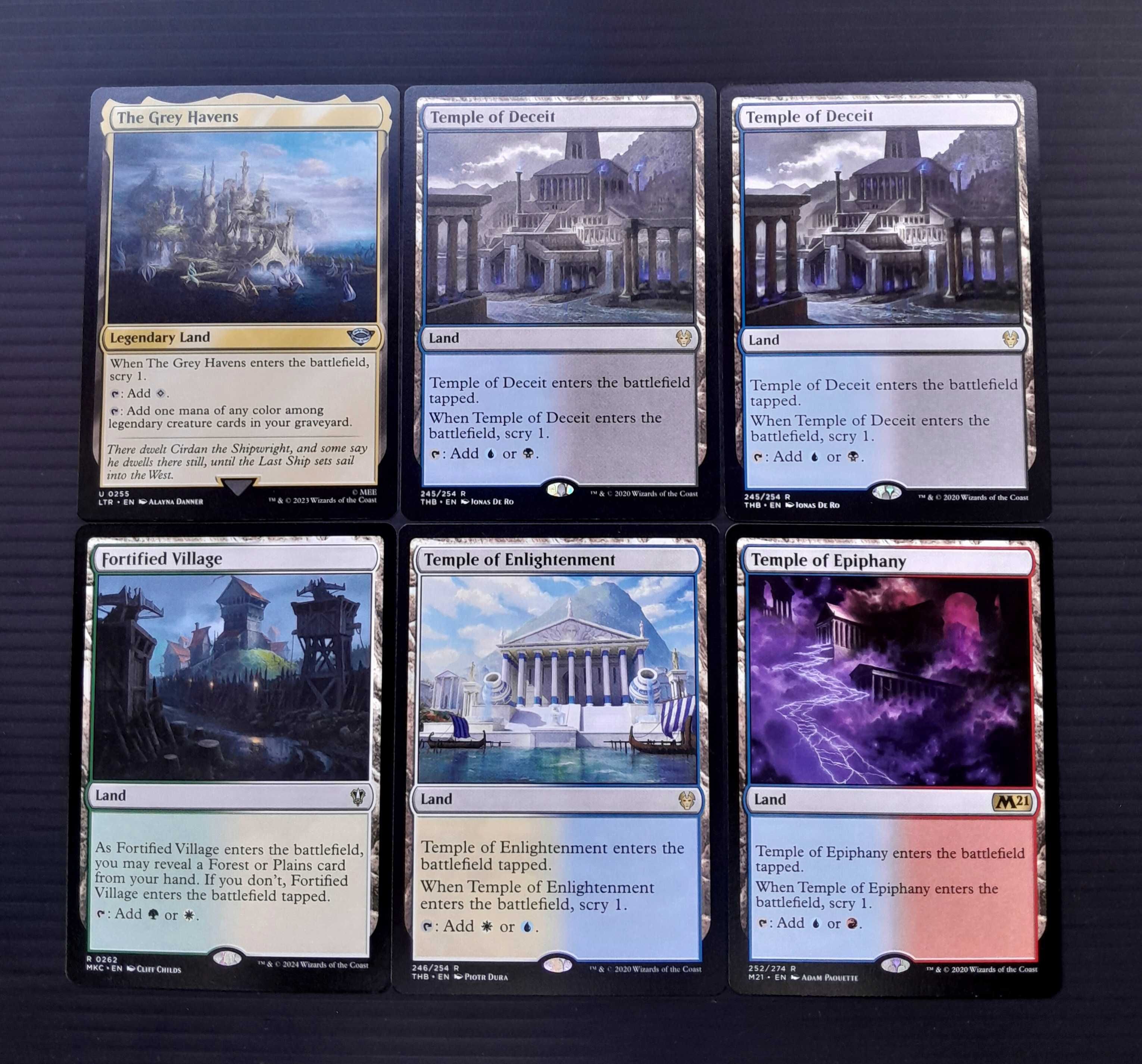 MTG- Lote de 213 Lands ORIGINAIS