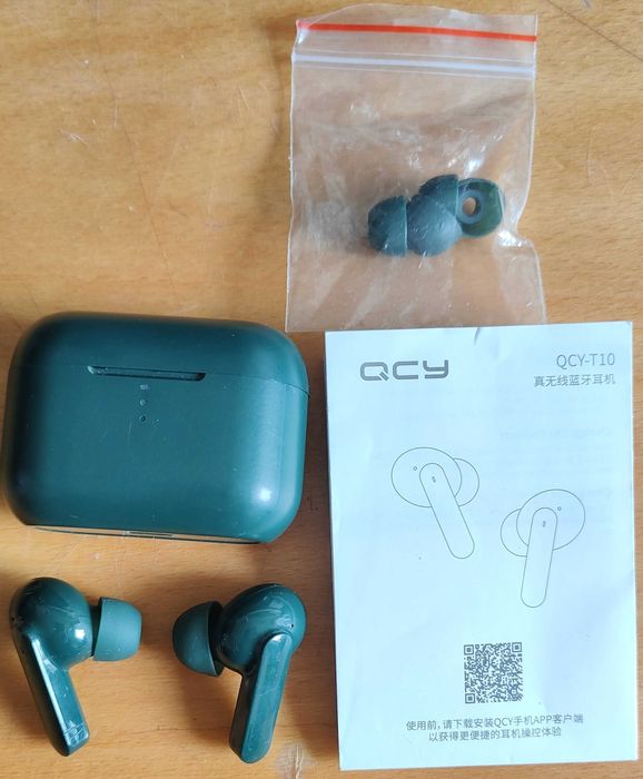 Навушники  Xiaomi QCY-T10 TWS Bluetooth гарнитура Type-C  20-20 000 Гц