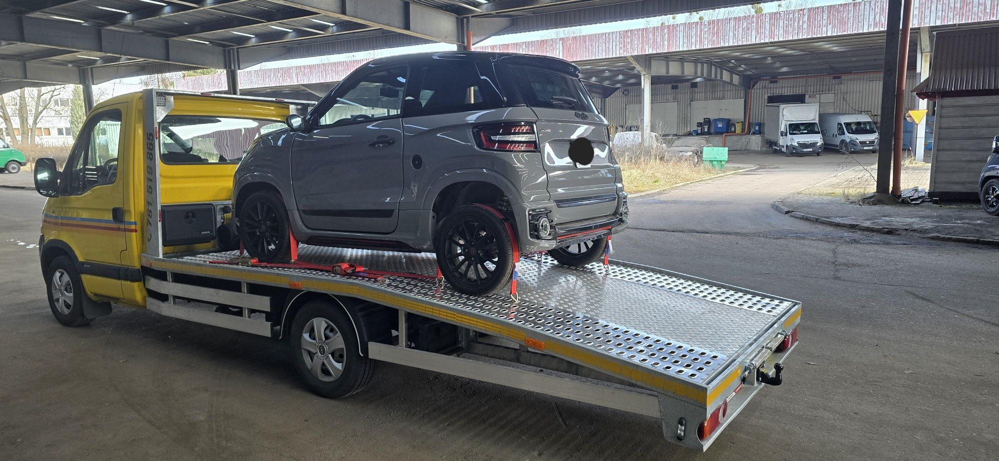 Autolaweta tarnsport pojazdów