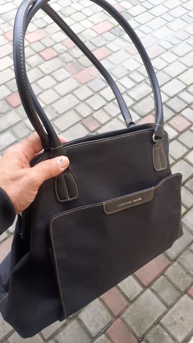 Сумка женская шопер Fantsy BagsАнглия.Черная.43*25*29*14см.