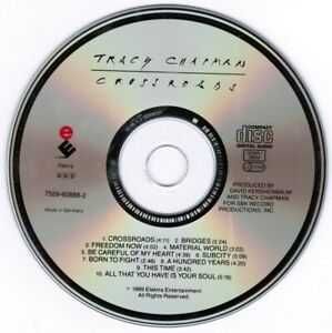 Tracy Chapman ‎– Crossroads - CD -  1988