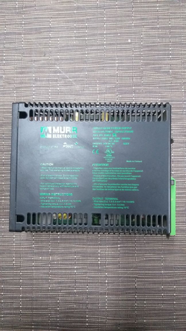 Блок живлення импульсний MURR ELEKTRONIK MCS5-115, 230-24, Б/У