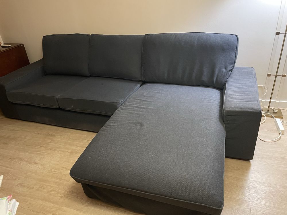 Vendo sofá com chaise loungue