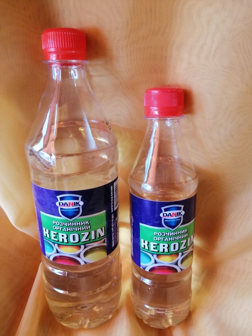 Керосин (гас) в бутылках по 0,4 и 0,8л, только ящиком.