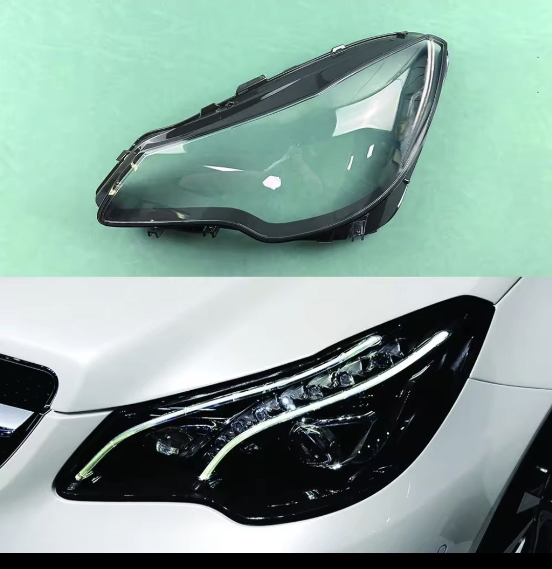 Vidro capa lente farol ótica mercedes E class coupe W207