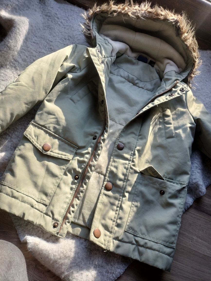 Parka chłopięca r.104