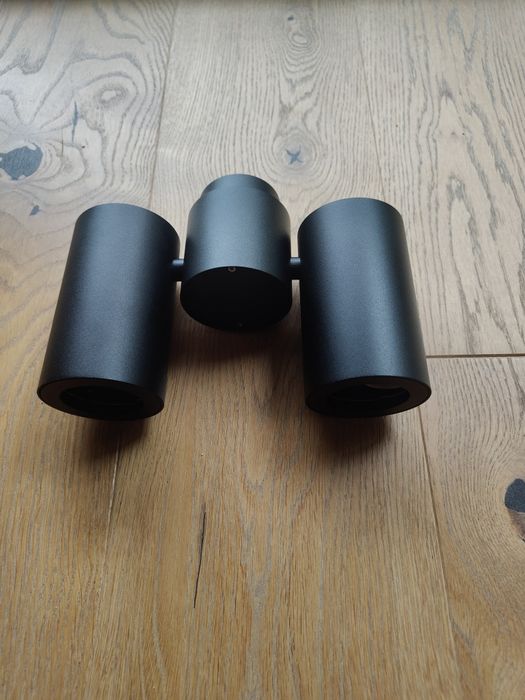 3 nowe lampy czarne sufitowe z obrotowymi reflektorami Maxfliz