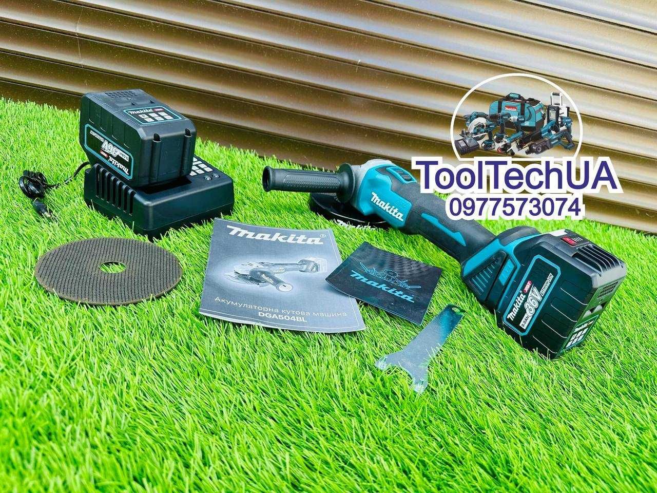 Набор на акумуляторі 2/1 Makita Гайковерт DTW850BL + Балгарка DGA504BL