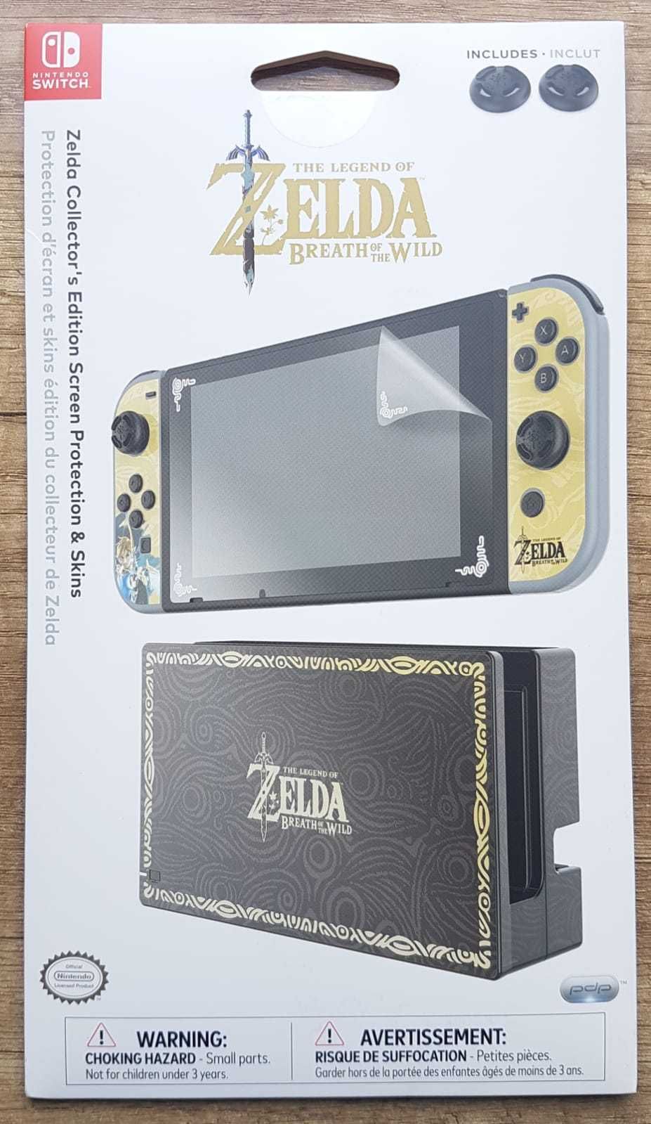 PDP Nintendo SWITCH Folia Naklejka na Ekran Zelda Breath prezent NOWY