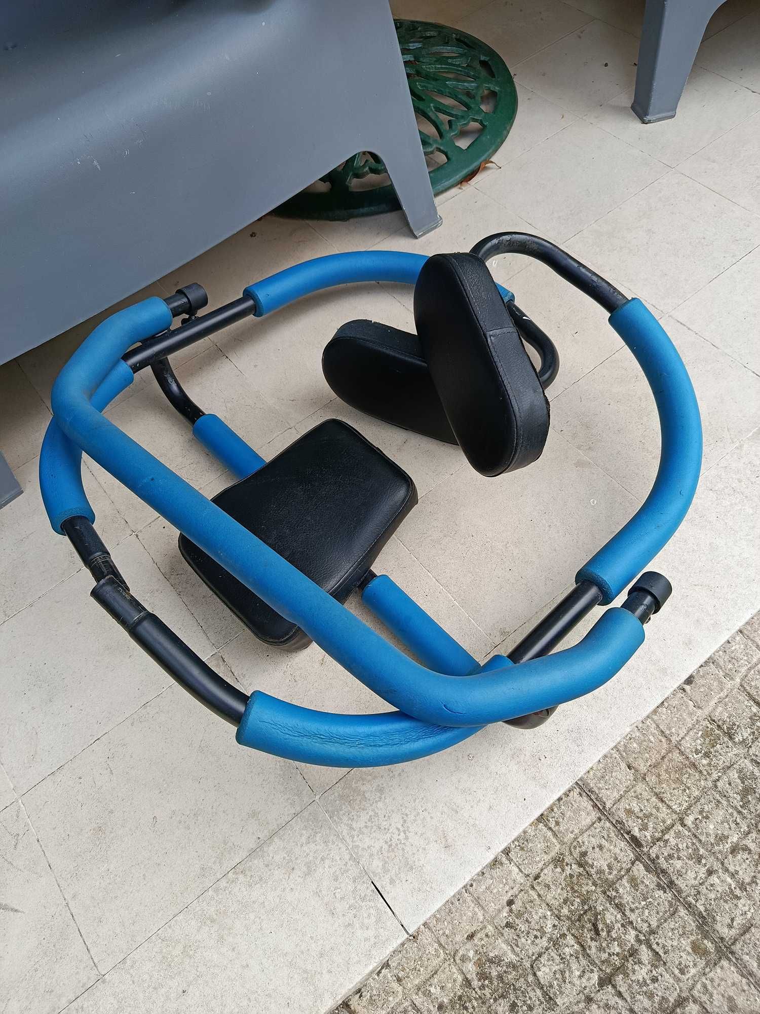 Maquina Abdominais Azul