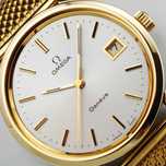OMEGA GENEVE zegarek męski 14K / SS kaliber 1030 VINTAGE 1975 XL