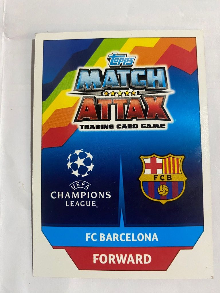 Carta MATCH ATTAX Barcelona 2017