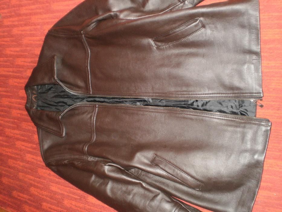 Мужская кожаная куртка 52р.