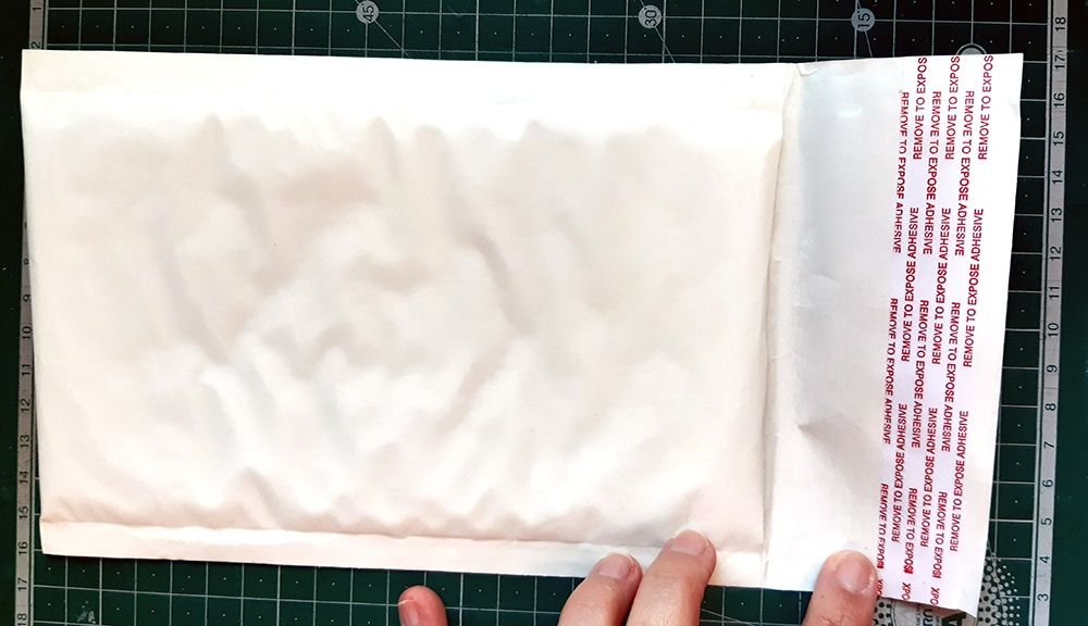 Envelopes brancos com bolhas 19,5 x 11,5